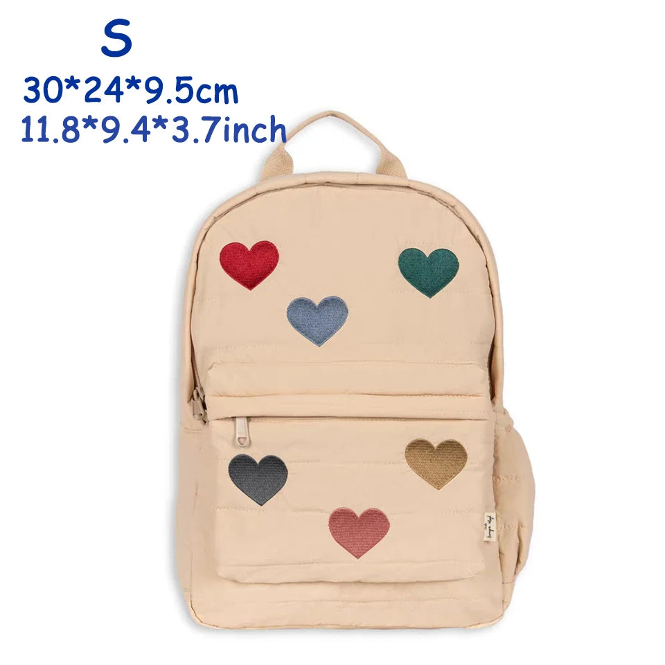 KS Brand Mommy Bag Travel Children Kid Cherry Backpack Primary Schoolbag Baby Waterproof Print Kindergarten Bags Boys Girls Gift