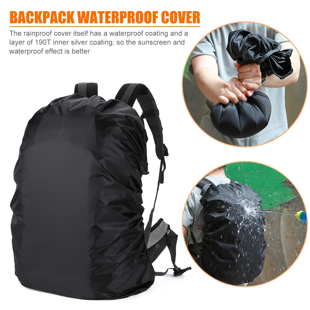 40L 840D Portable Waterpr Backpack Folding Mountaineering Bag Ultralight Outdoor Climbing Cycling Travel Knapsack Hiking Daypack