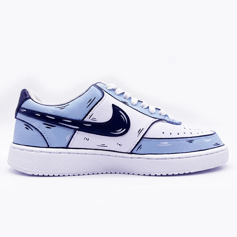 Custom Sneakers NIKE COURT VISION Unisex retro shoes
