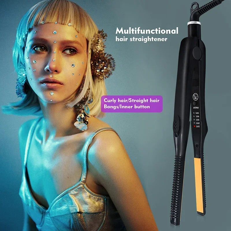 Mini Hair Straightener 2-in-1