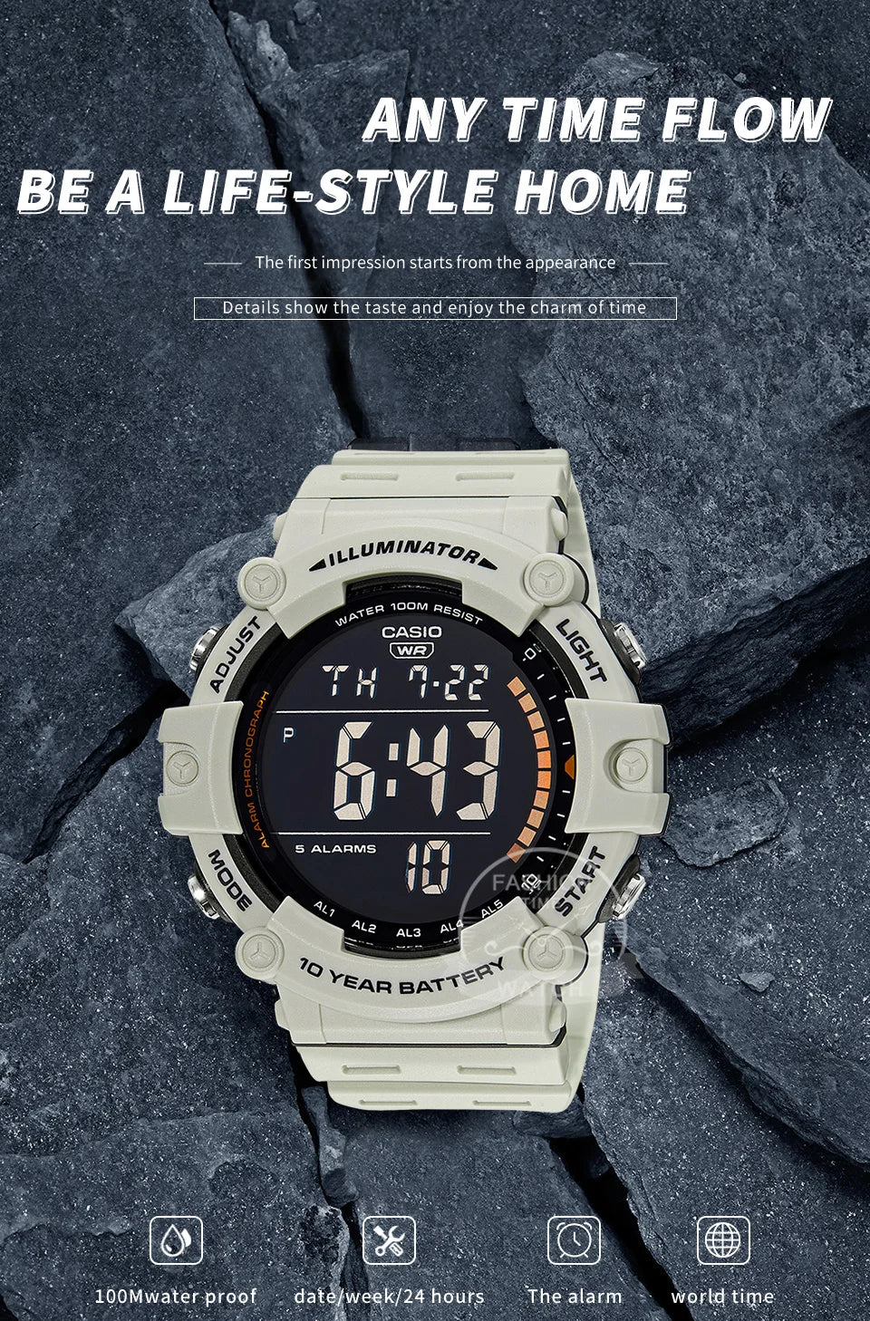 Casio Men's Watch AE-1500WH-8B2