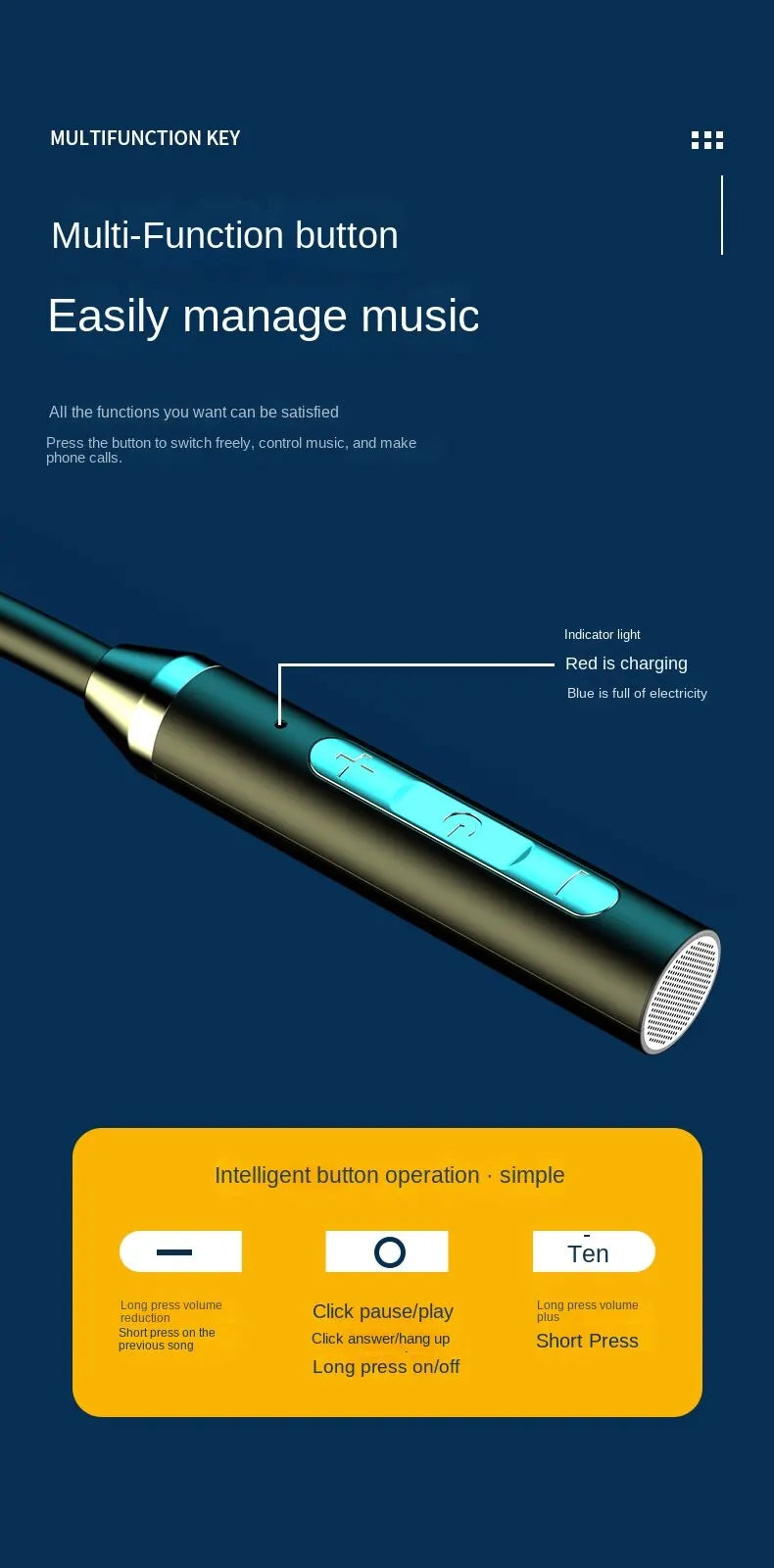 Magnetic sport earbuds