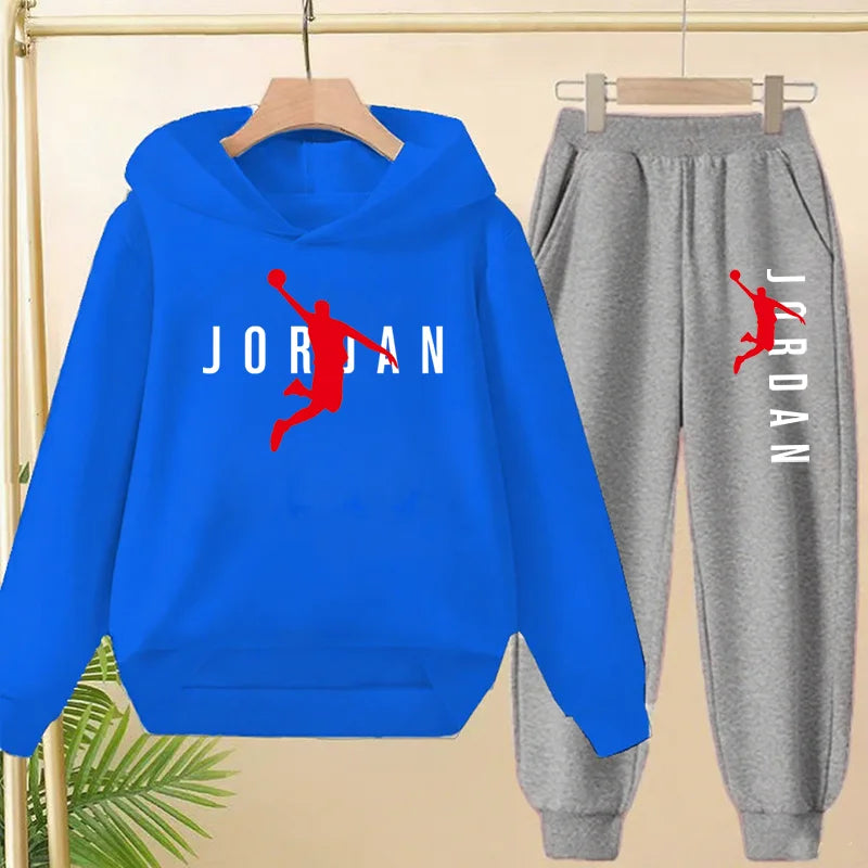 2-13 Years Boys 2pcs Autumn Spring Hoodie+Pants TracksuitsGirls Casual Streetwears Kids Cute brand  Children Clothes Sets