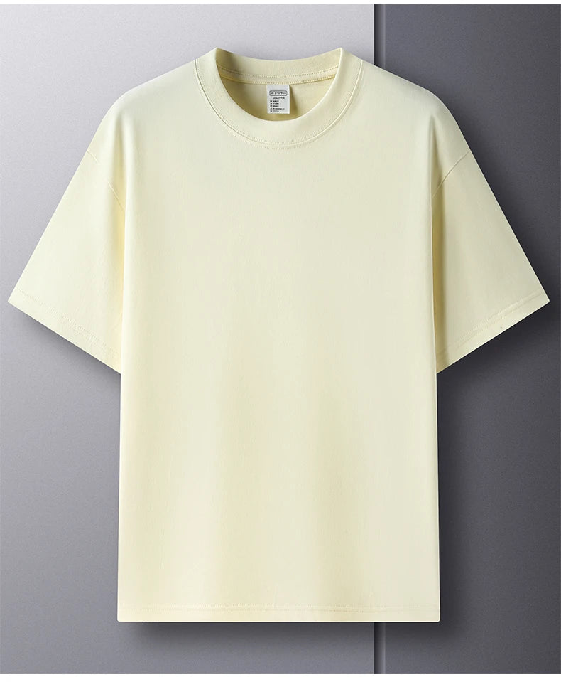 High quality cotton short sleeve men's T-shirt