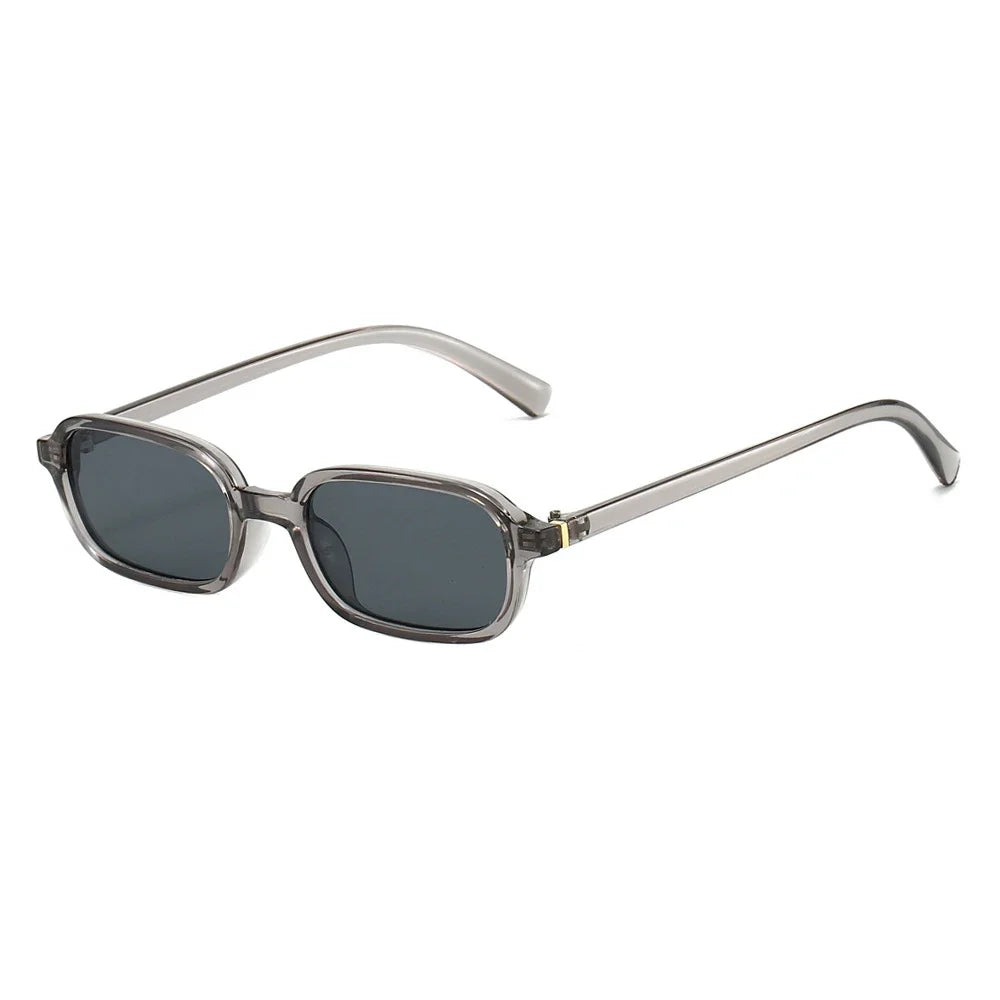 KLASSNUM Vintage Sunglasses Men Women 2026 Trendy Eyewear Rectangle Sun Glasses Anti UV400 Shades Eyepiece Small Square Glasses