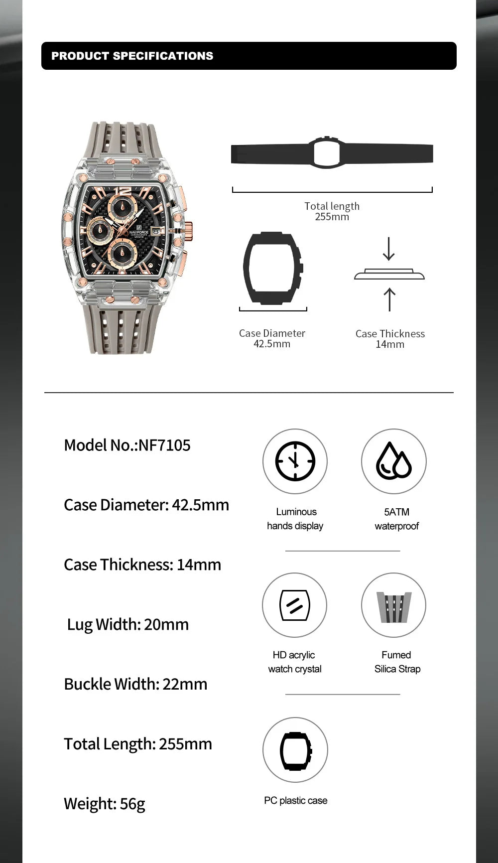 GOTTO Fashion watch