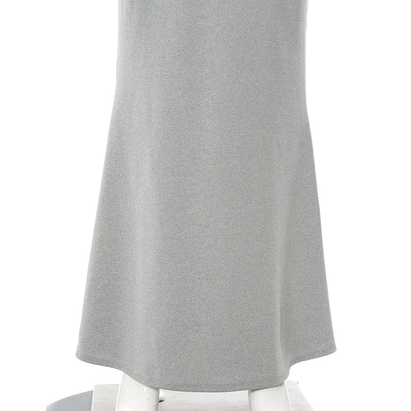 Elegant Black Bodycon Maxi Dress Women Sleeveless Backless Summer 2024 Party