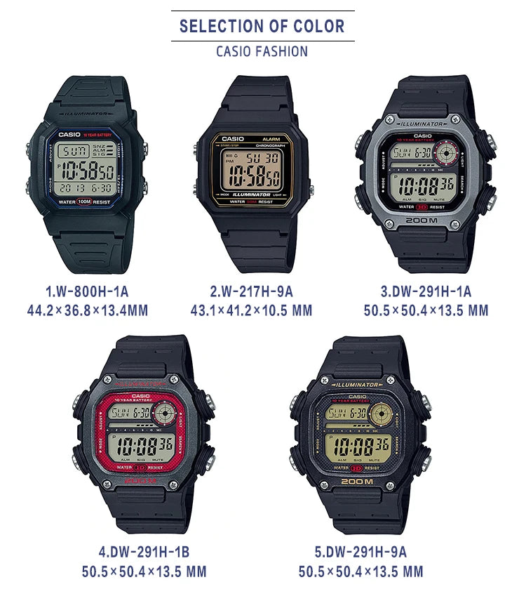 Casio watch W-800H-1